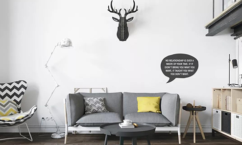 Home design, leaving room for imagination